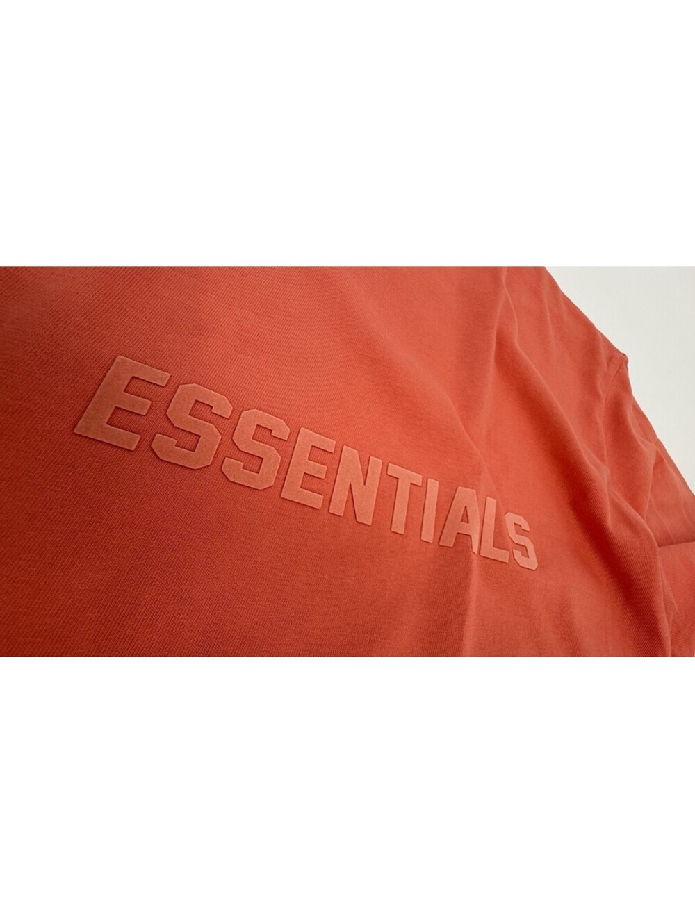 FOG Essentials T-Shirt Coral Pink Size L Brand New Deadstock - Picture 5 of 9